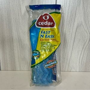O Cedar Fast n Easy Roller Mop Head Refill SEALED